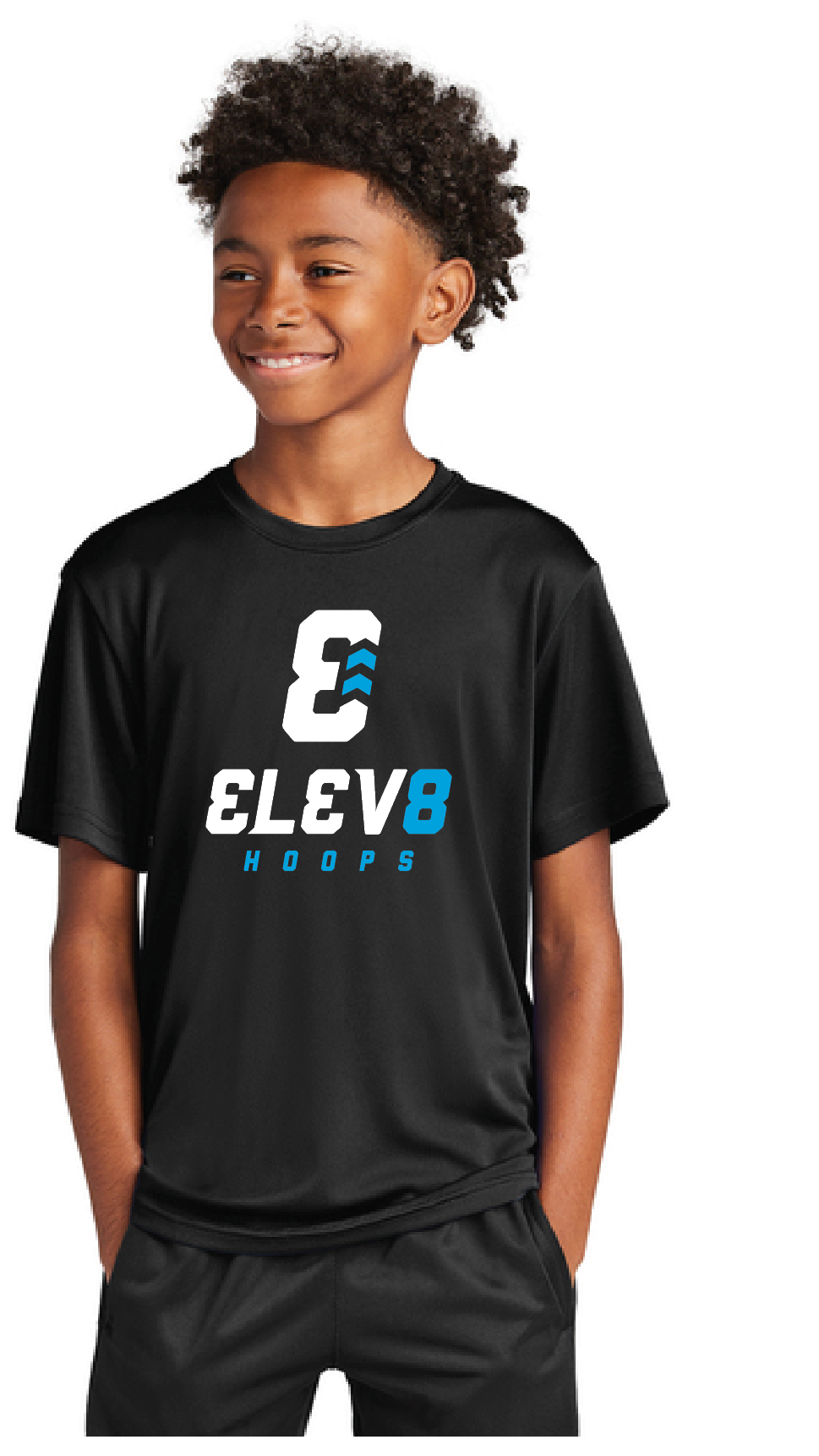 Sport-Tek® Youth PosiCharge® Competitor™ Black Tee